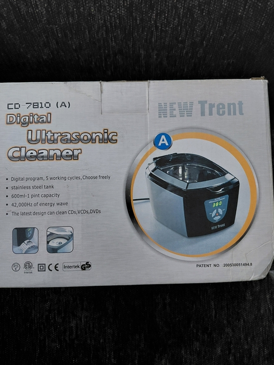 new trent Other - Black Silver Ultrasonic Cleaner with Digital Controls